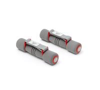 Mancuernas Reebok Softgrip Gris/Rojo 1kg