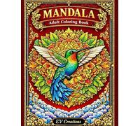 Mandala Adult Coloring Book: 50+ Designs | Single-Sided Prints for Mindfulness, Relaxation, Stress Relief & Anxiety Relief - Art Therapy Coloring Gift for Adults