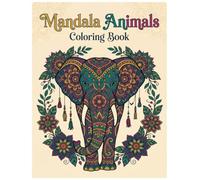 Mandala Animals Coloring Book: 50 Beautiful Animal Mandalas for Adults & Teens | Stress Relief, Relaxation & Mindfulness | Intricate Wildlife Designs with Single-Sided Pages