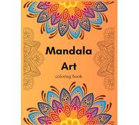 Mandala art coloring book