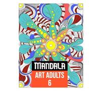 Mandala Art Mind Relaxation 6: 50 Amazing Patterns: An Adult Coloring Book with Fun, Easy, and Relaxing Coloring Pages: A Therapeutic Journey of ... with Fun, Easy, and Relaxing Coloring Pages)