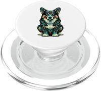 Mandala Art Pembroke Welsh Corgi Corgis PopSockets PopGrip para MagSafe