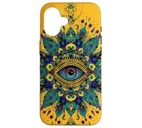 Mandala Arte Il Male Mandala Occhio Design Carcasa para iPhone 16