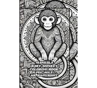 MANDALA BABY MONKEY COLORING BOOK.