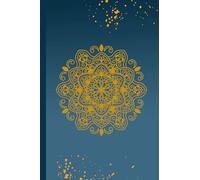 Mandala Blue Notebook For Students and Creatives: perfect gift for Work and School: Aesthetic Lined Journal for Christmas | 75 Lined Pages for Note Taking, Journaling, Ideas or Daily Tasks