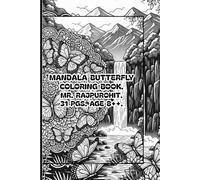 MANDALA BUTTERFLY COLORING BOOK.