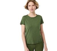 MANDALA Camiseta de yoga para mujer Rest Recovery verde oscuro | L