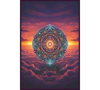 Mandala: Carry a piece of tranquility with this notebook, adorned with a breathtaking and colorful celestial mandala. The elaborate geometric design, ... evokes a sense of peace and harmony