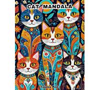 Mandala Cat Coloring Book: Advanced & Intricate Pet Designs for Art Therapy