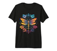 Mandala Chakra Libélula Camiseta Premium