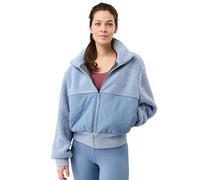 MANDALA Chaqueta bomber con capucha Warm Up para mujer azul claro | M