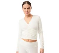 MANDALA Chaqueta cruzada de yoga para mujer Ballet Wrap blanco | L