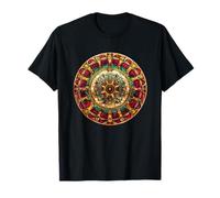 Mandala Circular de simetría Sagrada para Enfoque de meditación Camiseta