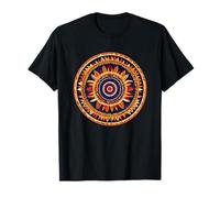 Mandala Circular mística Sunburst Tribal geometría Camiseta