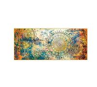 Mandala colorida pintura de arte vintage antiguo cartel védico indio e impresiones cuadros artísticos de pared decoración matemática del hogar 60x120cm sin marco