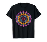 Mandala Colorido Geometría Sagrada Yoga Meditación Camiseta