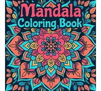 Mandala Coloring Book for Adult Deep Calm and Artistic Relaxation Featuring Flowing Mandala Patterns Designed for Stress Relief Mindfulness and Creative Balance