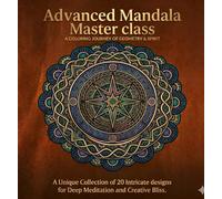Mandala Coloring Book for Adults: 20 Relaxing and Stress Relief Designs: A Unique Collection of 20 Intricate Mandala Designs for Deep Meditation, Stress Relief, and Creative Bliss