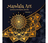 Mandala Coloring Book for Adults: 50 Intricate Mandala Designs for Stress Relief, Mindfulness & Relaxation - Single-Sided Pages, Perforated, 8.5" x 8.5" (Perfect Anti-Stress Gift)