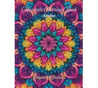 Mandala Coloring Book For Adults: Coloring Book with Simple Mandala Patterns for Adults
