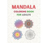 MANDALA coloring book for Adults: Relaxing Geometric Line Art for Stress Relief | 8.5 x 11 Large Pages | Perfect for Gel Pens & Fine Liners