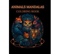 Mandala Coloring Book For Adults With 72 Animal Pictures, Adult Coloring Book, Stress Relief, Adult Mandala Book, A4 Size