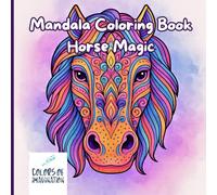Mandala Coloring Book Horse Magic