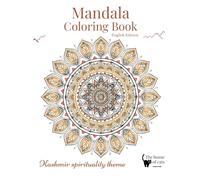 Mandala Coloring Book - Kashmir Theme: Spirituality Mandala Art coloring book