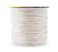 Mandala Crafts Strings Lift Cords - Cordn de tonos romanos Off White 0.8 mm Cordn de nylon - 109 yds cuerda de nylon trenzada