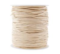 Mandala Crafts Strings Lift Cords - Roman Shades Cord Cream 1.5 mm Cordn de nylon - 109 yds cuerda de nylon trenzada