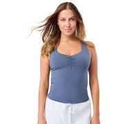 MANDALA Croptop de yoga de alto rendimiento para mujer azul oscuro | L