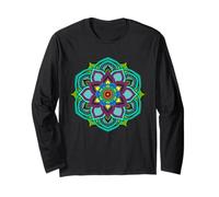 Mandala de Lujo con Camiseta arabesca Dorada Manga Larga
