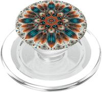 Mandala de Plumas Estilo suroeste Boho Occidental Azteca PopSockets PopGrip para MagSafe