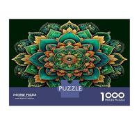 Mandala del Bosque Oscuro 1000 Piezas Puzzle 3D - Papel Reciclado Moody follaje Vibrante & Puzzle Único - Regalo De San Valentín 70x50cm/1000pcs