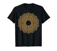 Mandala Dorado Geometría Chakra Yoga Espiritual Amante Zen Camiseta