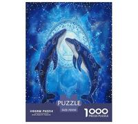 Mandala Dos Ballenas Puzzle Imposible,desafío for Adults Entretenimiento Creativo 1000 Piezas Obra De Arte De Juego De para Adultos Y Niños A Partir De 12 Años 70x50cm/1000pcs