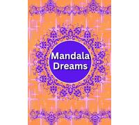 Mandala Dreams: Lined Notebook with Purple and Orange Boho Mandala Design