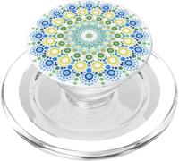 Mandala Energía Sagrada Yoga Prana Art Mantra Om Good Vibe PopSockets PopGrip para MagSafe