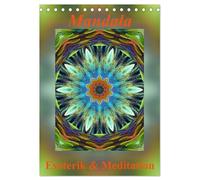 Mandala - Esoterik & Meditation (Tischkalender 2026 DIN A5 hoch), CALVENDO Monatskalender: Mandalas sind Energiebilder und geben Kraft, Ruhe und Entspannung für Körper und Seele.