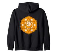Mandala espiritual Chakra Sacral Geometría Yoga Meditación Sudadera con Capucha