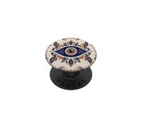 Mandala Evil Eye Art Style Boho Hippie Estética Tribal PopSockets PopGrip Adhesivo