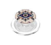 Mandala Evil Eye Art Style Boho Hippie Estética Tribal PopSockets PopGrip para MagSafe