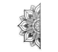 Mandala. Flor. Escultura de metal. Arte de pared, Adorno de Pared, Elemento Decorativo, Souvenir, Cartel, Póster, Decoración bohemio, hindú, zen, étnico, Regalo Ideal para Amigos y Pareja.