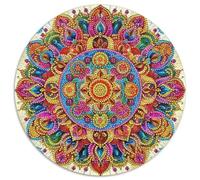 Mandala Flor Rompecabezas Imposible,desafío for Adults Juego EduGatoivo 1000 Piezas Obra De Arte De Juego De para Adultos Y Niños Mayores De 12 Años 1000pcs (67.5x67.5cm)