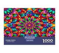 Mandala Flor1000 Pezzi Puzzle CittàMandala Flor Sfida per Adulti per Adulti E Bambini Da 14 Anni E Regalo GioGatotolo Colorato per La Famiglia70x50cm/1000pcs