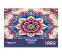 Mandala Flor1000 Pezzi Puzzle CollectionMandala Flor Divertimento per Adulti Regalo per Adulti E Bambini Da Regalo GioGatotolo Colorato per La Famiglia70x50cm/1000pcs