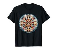 Mandala Floral Celta intrincada geometría Sagrada Camiseta