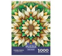 Mandala Flower Extreme Difficulty 1000 Piece Puzzle - Educational Art Game for Adults and Kids 12+ 70x50cm/1000pcs