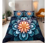 Mandala Fundas Nordicas Cama 150 Charm Exótico De Mandala De Ensueño Ropa De Cama para Adultos con Cremallera Fundas Nordicas de Microfibra (220x240cm) + 2 Fundas de Almohada 50x75cm