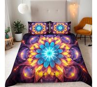 Mandala Fundas Nordicas Cama 150 Mandala De Ensueño Bohemia Ropa De Cama para Adultos con Cremallera Fundas Nordicas de Microfibra (220x240cm) + 2 Fundas de Almohada 50x75cm